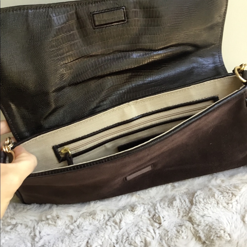 Calf hair & leather Ann Taylor bag - Picture 5 of 8
